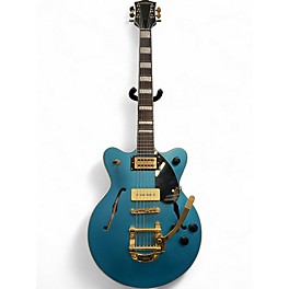 Used Gretsch Guitars G2655TG Streamliner Center Block Jr. Double-Cut with Bigsby Riviera Blue Hollow Body Electric Guitar