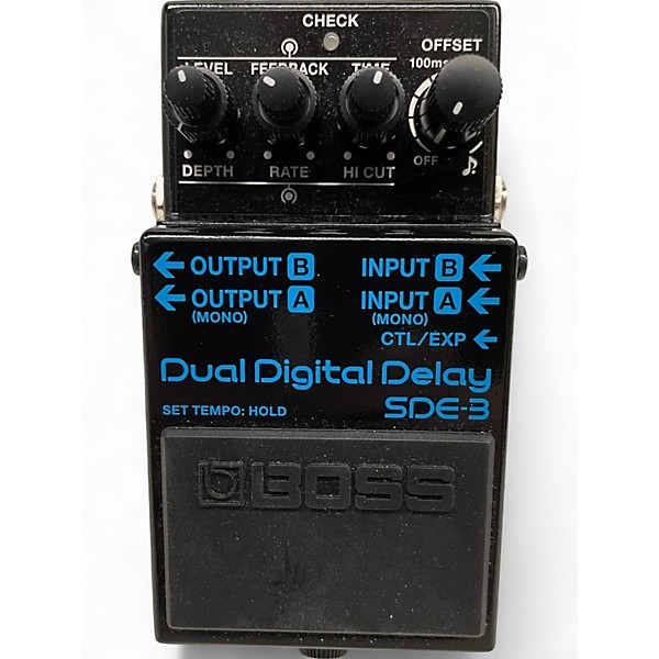 Used BOSS SDE3 Dual Digital Delay Effect Pedal