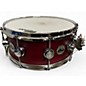 Used DW 6.5X14 Collector's Series Maple Snare Satin Red Drum thumbnail