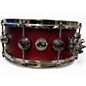Used DW 6.5X14 Collector's Series Maple Snare Satin Red Drum