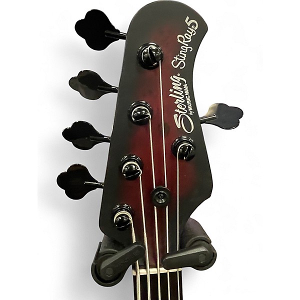 Used Sterling by Music Man STINGRAY RAY 35 DARK SCARLET Electric Bass Guitar