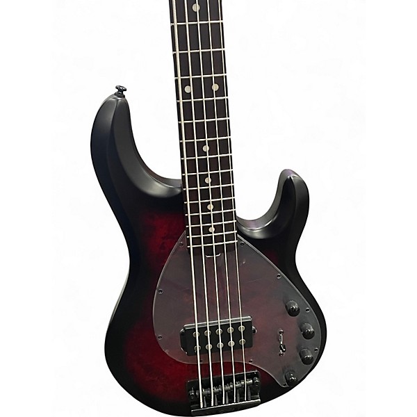 Used Sterling by Music Man STINGRAY RAY 35 DARK SCARLET Electric Bass Guitar