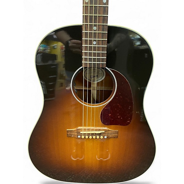 Used Gibson J45 Standard 2 Color Sunburst Acoustic Electric Guitar