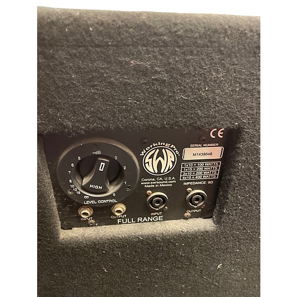Used SWR WorkingPro 15 200W 1x15 Bass Combo Amp