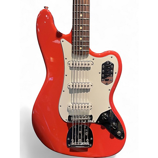 Used 2023 Fender Vintera II '60s Bass VI Fiesta Red Electric Bass Guitar