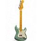 Used 2020 Fender American Professional II Stratocaster Metallic Green Solid Body Electric Guitar thumbnail