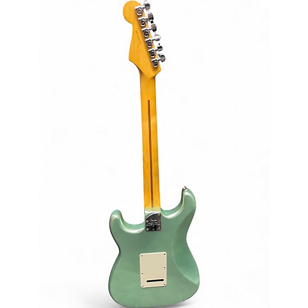 Used 2020 Fender American Professional II Stratocaster Metallic Green Solid Body Electric Guitar