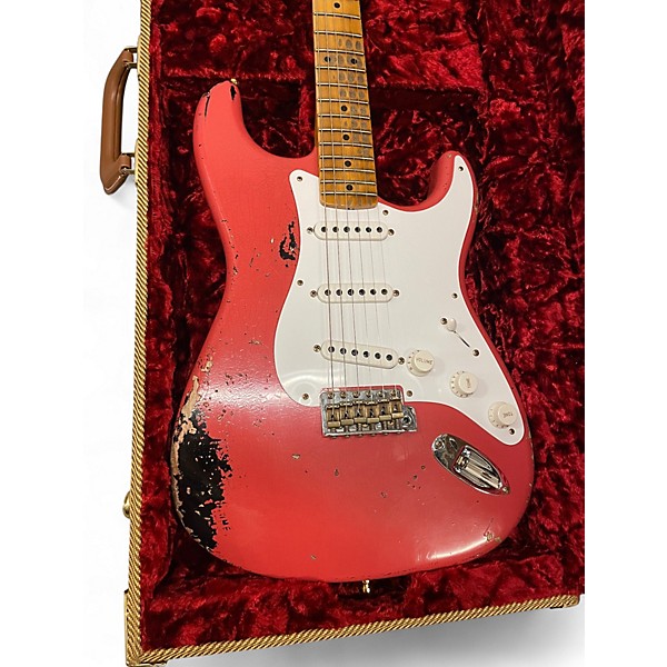 Used Fender Custom Shop 1954 Stratocaster 70th Anniversary Fiesta Red Solid Body Electric Guitar