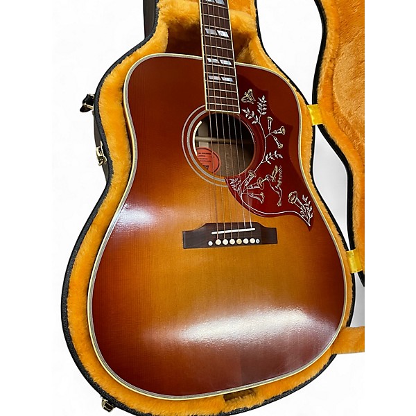 Used Gibson Gibson Custom Shop 1960 Hummingbird Cherry Sunburst Acoustic Guitar