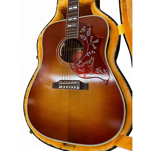 Used Gibson Gibson Custom Shop 1960 Hummingbird Cherry Sunburst Acoustic Guitar