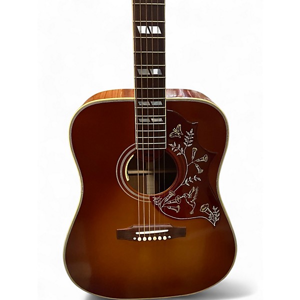Used Gibson Gibson Custom Shop 1960 Hummingbird Cherry Sunburst Acoustic Guitar