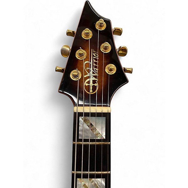 Used Warrior Dran Michael Tobacco Burst Solid Body Electric Guitar