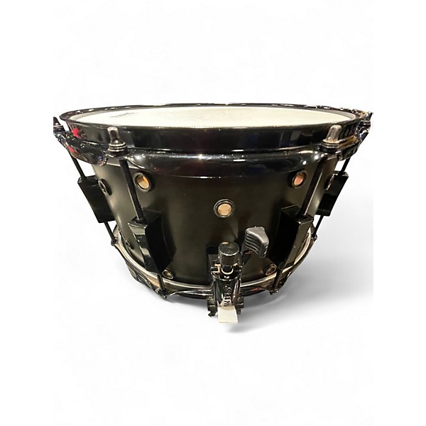 Used Pork Pie 13X7 Little Squealer Snare Satin Black Drum