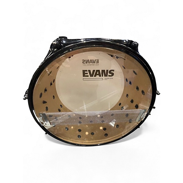 Used Pork Pie 13X7 Little Squealer Snare Satin Black Drum