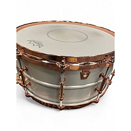 Used Ludwig 14X6.5 LM405DTC Acrophonic with Copper Hardware Gray Drum