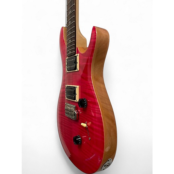 Used PRS SE Custom 24 Pink Solid Body Electric Guitar