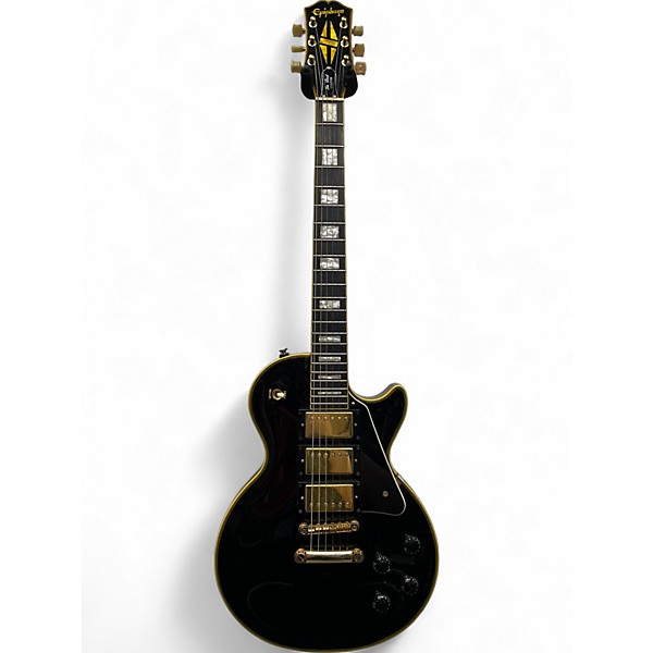 Used Epiphone Joe Bonamassa Les Paul Black and Gold Solid Body Electric Guitar