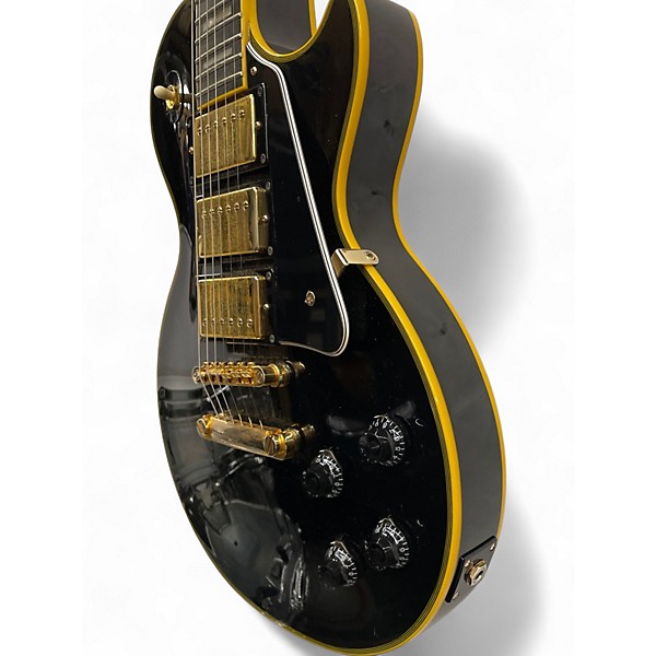 Used Epiphone Joe Bonamassa Les Paul Black and Gold Solid Body Electric Guitar
