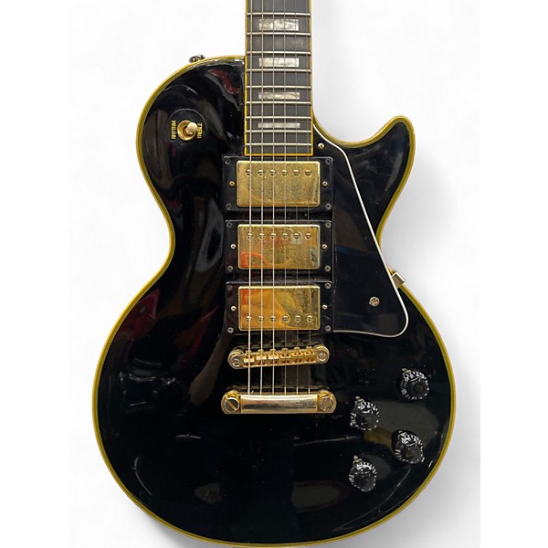 Used Epiphone Joe Bonamassa Les Paul Black and Gold Solid Body Electric Guitar