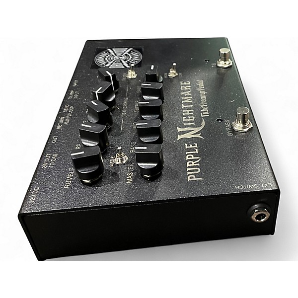 Used Driftwood Purple Nightmare Preamp Pedal Guitar Preamp