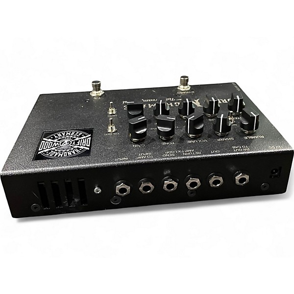 Used Driftwood Purple Nightmare Preamp Pedal Guitar Preamp