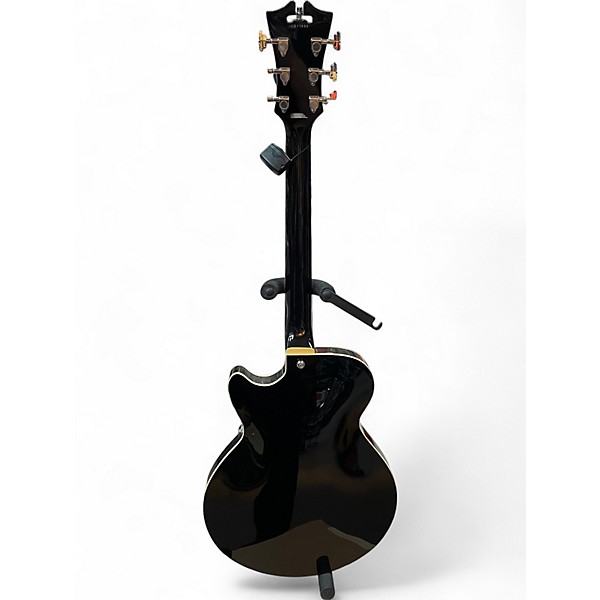 Used D'Angelico PREMIER Black Hollow Body Electric Guitar