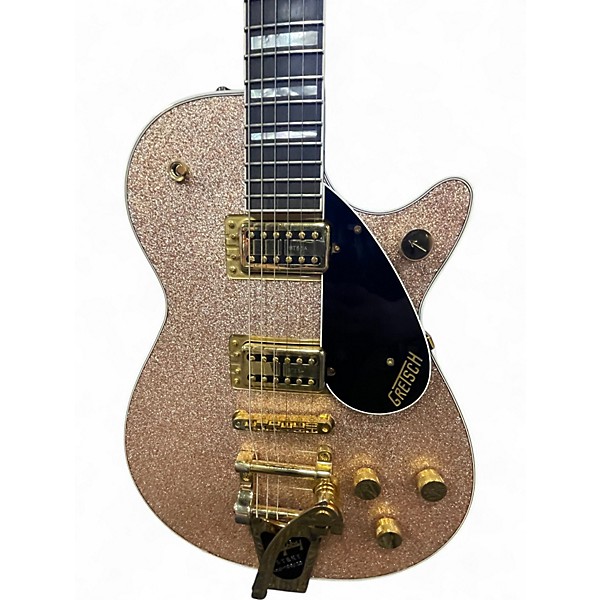 Used Gretsch Guitars G6229TG CHAMPAGNE SPARKLE Solid Body Electric Guitar