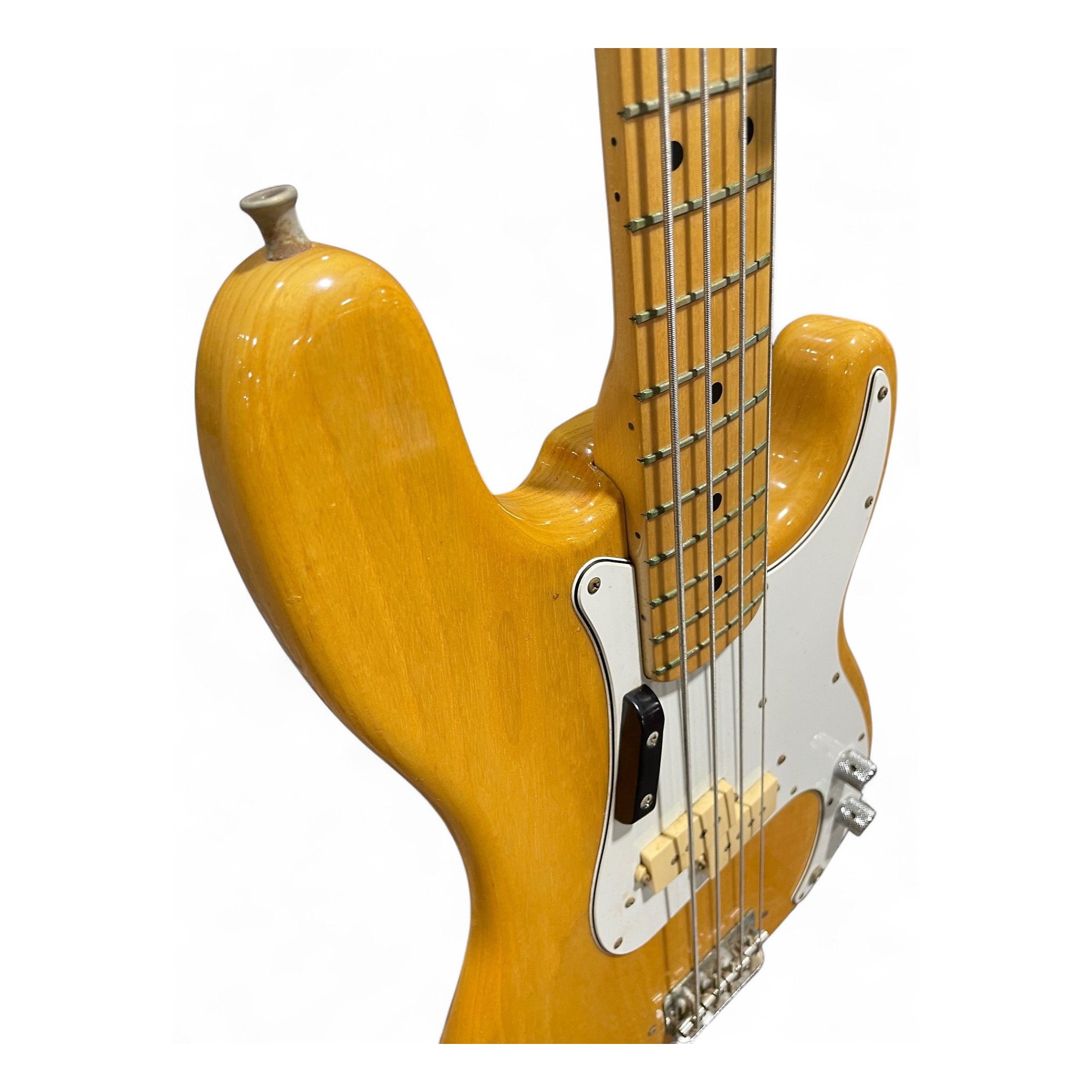 Vintage 1976 Fender Precision Bass Natural Electric Bass