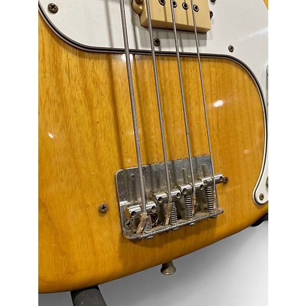 Vintage 1976 Fender Precision Bass Natural Electric Bass Guitar
