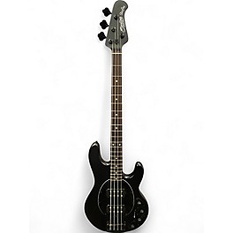 Used Sterling by Music Man Stealth RAY34 HH Black Electric Bass Guitar