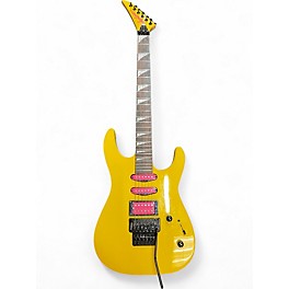 Used Jackson DK3XR Yellow Solid Body Electric Guitar