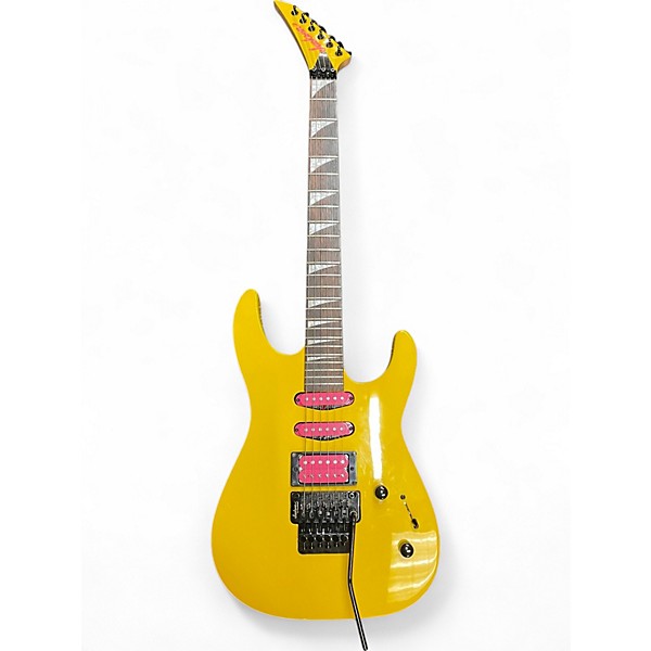 Used Jackson DK3XR Yellow Solid Body Electric Guitar