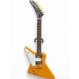 Used Epiphone Korina Flying V Natural Electric Bass Guitar