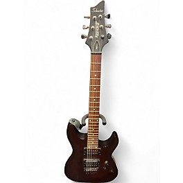 Used Schecter Guitar Research Omen 6 Brown Solid Body Electric Guitar