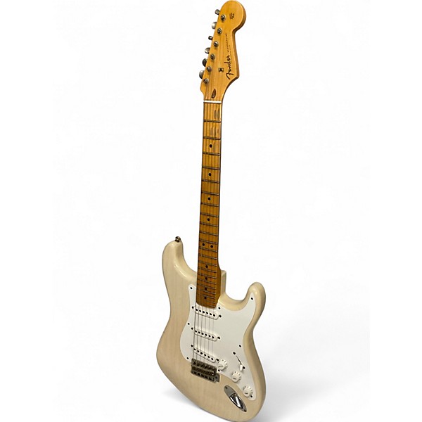 Used Fender Journeyman Relic Eric Clapton Signature Stratocaster WHITE Solid Body Electric Guitar