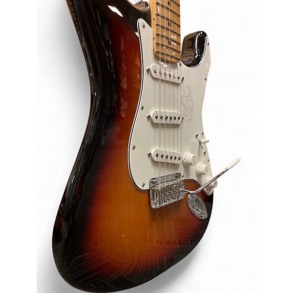 Used 2020 Fender Player Stratocaster 3 Color Sunburst Solid Body Electric Guitar