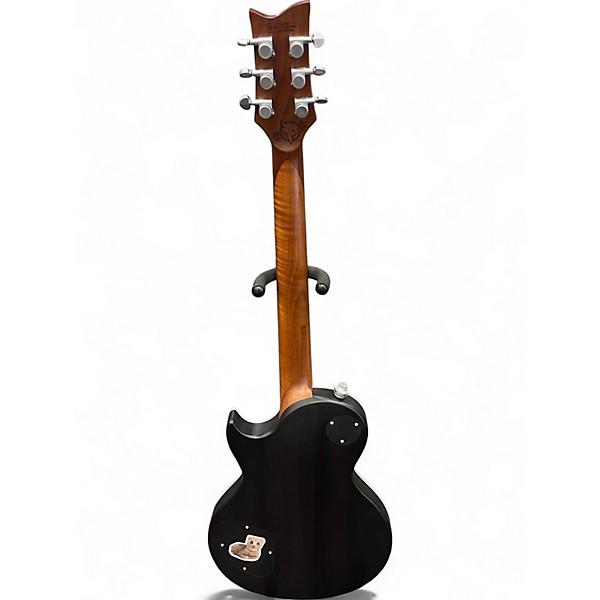 Used 2020s Harley Benton AGUFISH Purple Solid Body Electric Guitar