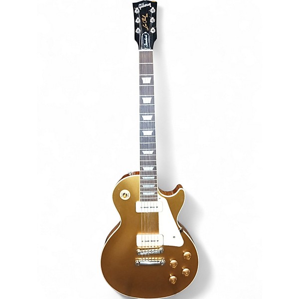 Used Gibson Les Paul Standard Gold Solid Body Electric Guitar
