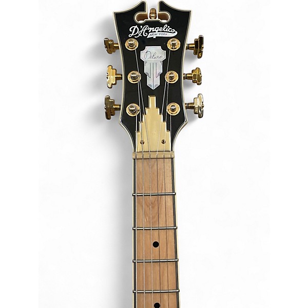 Used D'Angelico Bedford Deluxe Black Solid Body Electric Guitar