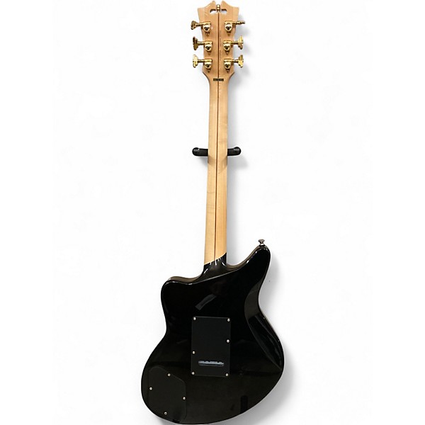 Used D'Angelico Bedford Deluxe Black Solid Body Electric Guitar