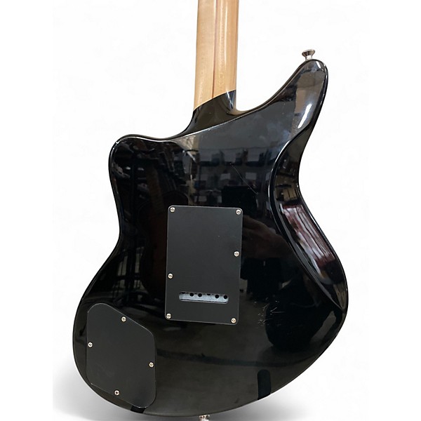 Used D'Angelico Bedford Deluxe Black Solid Body Electric Guitar