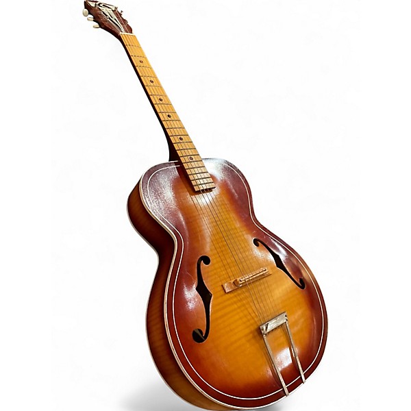 Vintage 1960s Kay N3 CHERRY BURST Acoustic Guitar