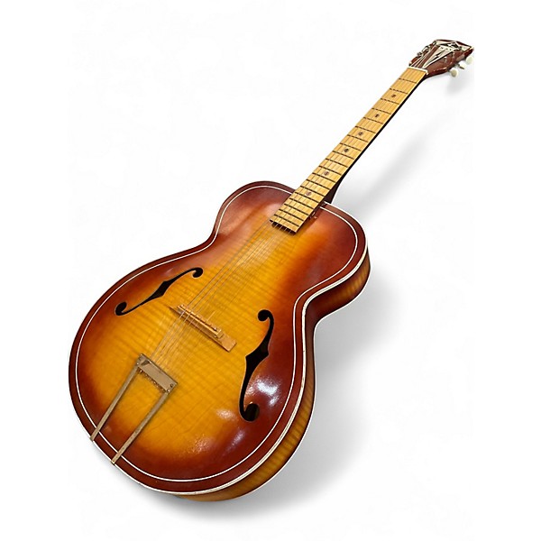 Vintage 1960s Kay N3 CHERRY BURST Acoustic Guitar