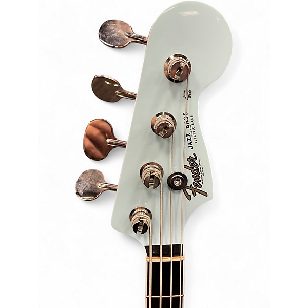 Used Fender JAZZ BASS GOLD FOIL Sonic Blue Electric Bass Guitar