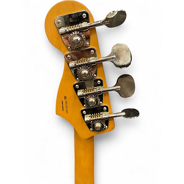 Used Fender JAZZ BASS GOLD FOIL Sonic Blue Electric Bass Guitar