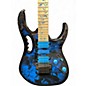 Used Ibanez JEM77P BLUE FLORAL Solid Body Electric Guitar