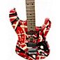Used EVH Striped Series Frankie STRIPED BLACK AND WHITE Solid Body Electric Guitar