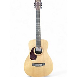 Used Martin LX1RE LEFT HANDED Natural Acoustic Electric Guitar