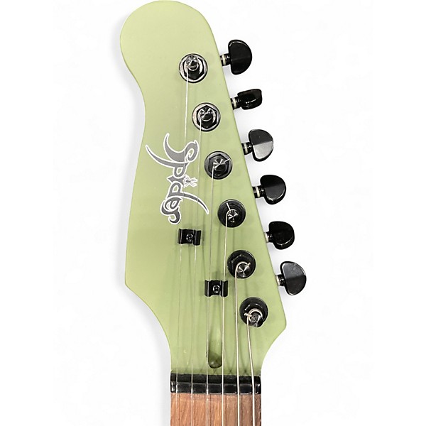 Used HardLuck Kings SPIDER CUSTOM DRAB GREEN Electric Guitar