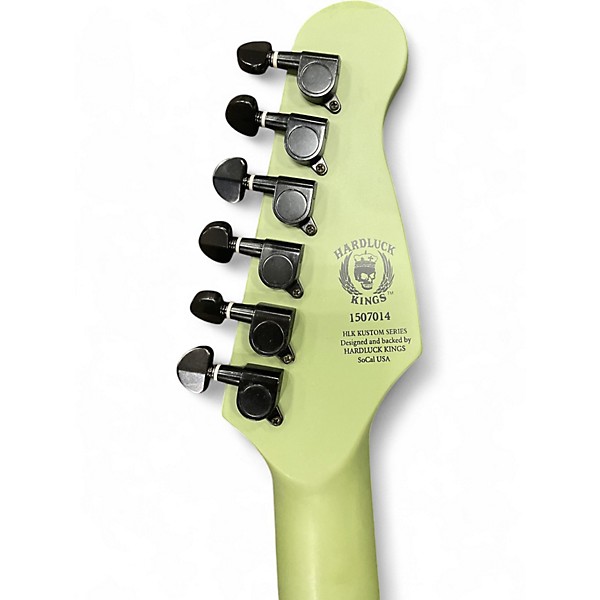 Used HardLuck Kings SPIDER CUSTOM DRAB GREEN Electric Guitar